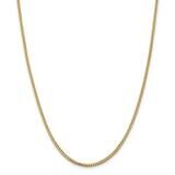 2mm Franco Chain 26 Inch 14k Gold FRA065-26, MPN: FRA065-26, 883957170848