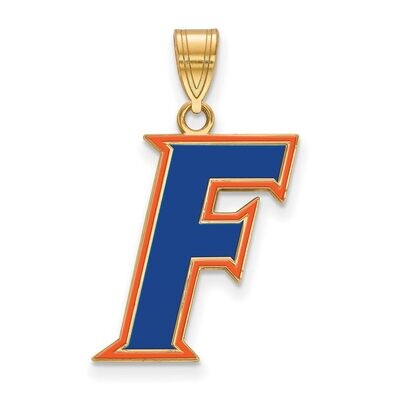 University of Florida Large Enamel Pendant Gold-plated Silver GP088UFL, MPN: GP088UFL, 886774956404