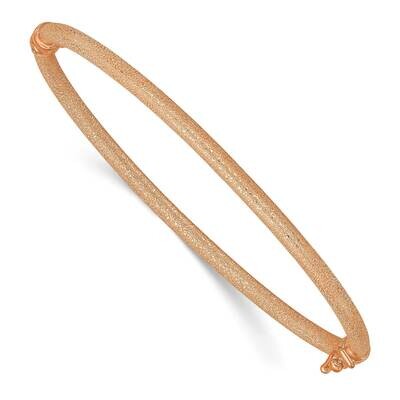 Leslie&#39;s Rose Gold Textured Hinged Bangle 14k Gold HB-LF1482R, MPN: LF1482R, 191101743368