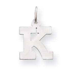 Small Block Initial K Charm 14k White Gold YC665K, MPN: YC665K, 883957973067