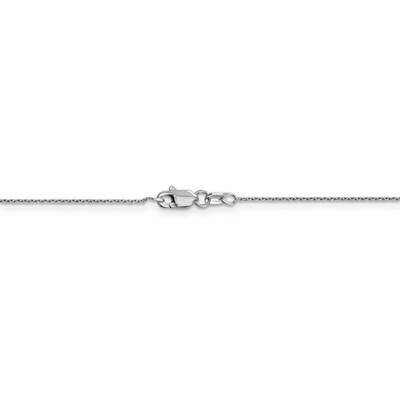 26 Inch .80mm Diamond-cut Cable Chain 14k White Gold PEN196-26, MPN: PEN196-26, 886774569857