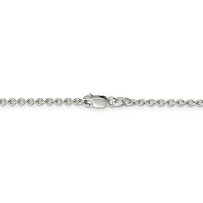 36 Inch 2.25mm Cable Chain Sterling Silver QCL060-36, MPN: QCL060-36, 886774114729