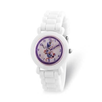 Disney Frozen II Olaf Time Teacher White Silicone Band Kids Watch XWA6284, MPN: XWA6284, 8428851142…