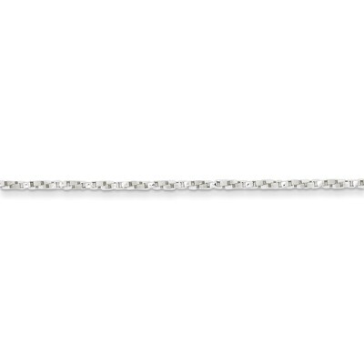 24 Inch 1.75mm Twisted Box Chain Sterling Silver QPE27-24, MPN: QPE27-24, 883957980591