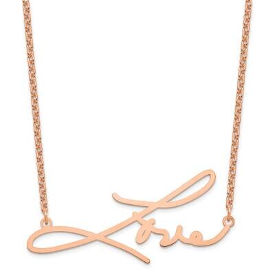 Signature Necklace Sterling Silver Rose-plated XNA507RP, MPN: XNA507RP,