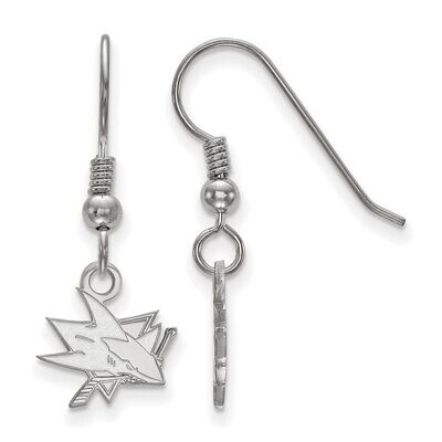 San Jose Sharks x-Small Dangle Earring Wire Sterling Silver SS005SHA, MPN: SS005SHA, 886774957401