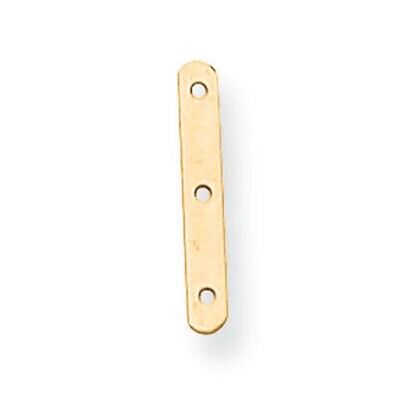 3-Strand 6mm Pearl Spacer 14k Yellow Gold YG2404, MPN: YG2404,