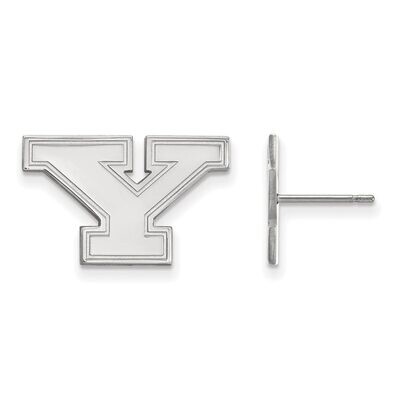 Youngstown State University Small Post Earring 14k White Gold 4W004YSU, MPN: 4W004YSU, 886774831893