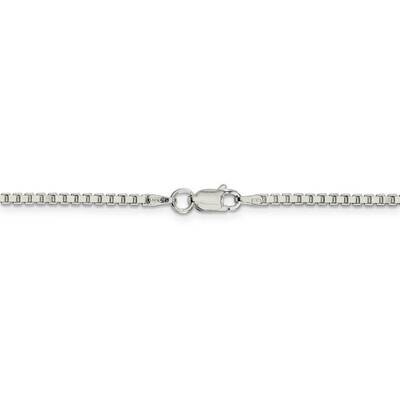 22 Inch 1.9mm Box Chain Sterling Silver QBX037-22, MPN: QBX037-22, 886774120041