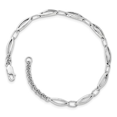 1.25 Inch Ext Bracelet Diamond Sterling Silver QW299-7, MPN: QW299-7, 886774234366