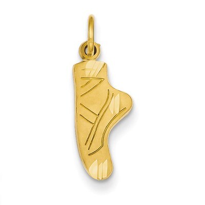 Ballet Slipper Charm 14k Gold C420, MPN: C420, 883957860312