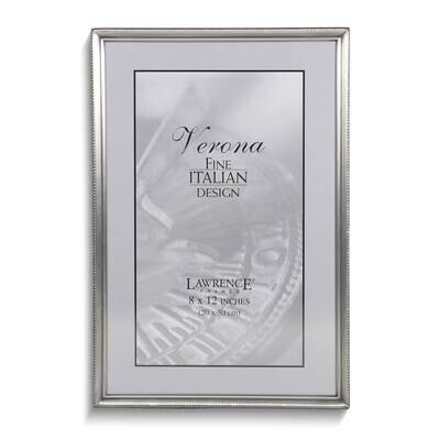 Pewter Brushed and Beaded 8x12 Photo Frame GM25430, MPN: GM25430, 751148063586