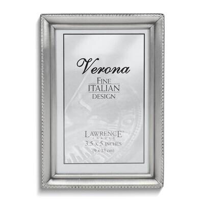 Pewter Brushed and Beaded 3x5 Photo Frame GM25414, MPN: GM25414, 751148035002
