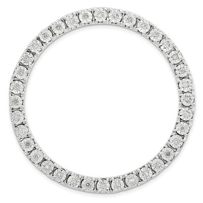 Diamond Chain Slide Sterling Silver Large QSK1784, MPN: QSK1784, 886774642314