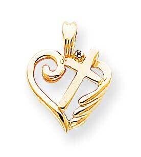 VS Diamond Cross Pendant 14k Gold XP746VS, MPN: XP746VS, 883957231747