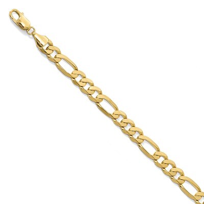 Leslie&#39;s 8.75mm Flat Figaro Chain 9 Inch 14k Gold HB-1298-9, MPN: 1298-9, 191101849169