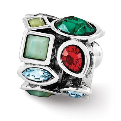 Swarovski Elements Bead - Sterling Silver QRS3347, MPN: QRS3347, 886774613703