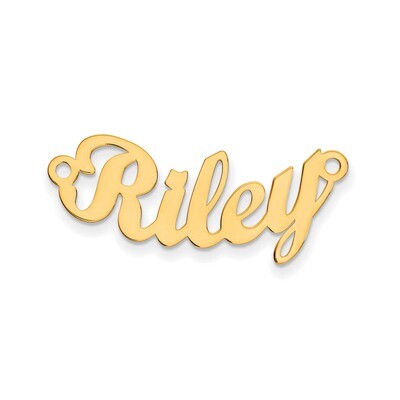 0.013 Gauge Polished Curved Nameplate 10k Gold 10XNA75Y, MPN: 10XNA75Y, 883957586984