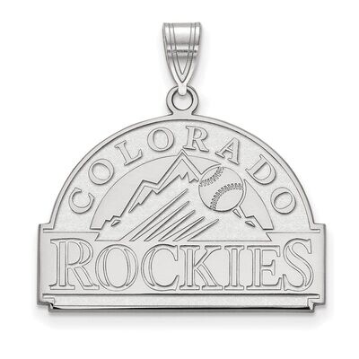 Colorado Rockies Large Pendant 10k White Gold 1W003ROK, MPN: 1W003ROK, 886774770710