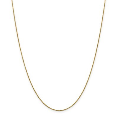 Leslie&#39;s 1.3 mm Flat Cable Chain 18 Inch 10k Gold HB-5269-18, MPN: 5269-18, 191101754425