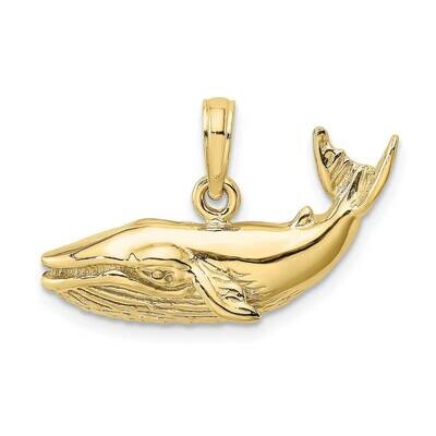 2-D Humpback Whale Charm 10k Gold 10K7920, MPN: 10K7920,