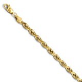 Leslie&#39;s 4.00mm Diamond Cut Rope Chain 20 Inch - 14k Gold HB-7007-20, MPN: 7007-20, 886774545547