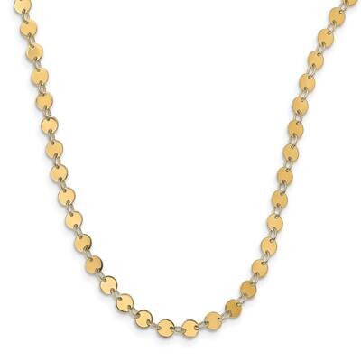 Leslie&#39;s Necklace 14k Gold Polished HB-LF1308-18, MPN: LF1308-18, 191101739194