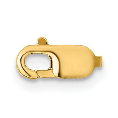 Standard Weight Lobster Clasp 14k Yellow Gold YG1608, MPN: YG1608,