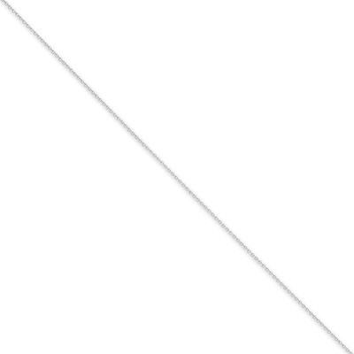 0.9mm Cable Chain 16 Inch 14k White Gold PEN75-16, MPN: PEN75-16, 883957075167