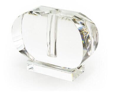 Tizo Crystal Glass Oval Horizantal Bud Vase PH692VAS, MPN: PH692VAS,
