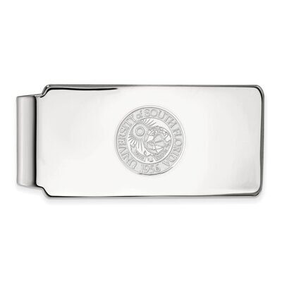 University of South Florida Money Clip Crest 10k White Gold 1W023USFL, MPN: 1W023USFL, 886774783543