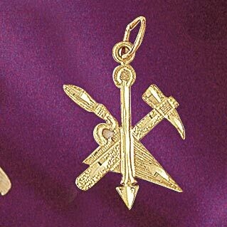 Dazzlers Jewelry Saw Pendant Necklace Charm Bracelet in Yellow, White or Rose Gold 6636, MPN: DZ-66…