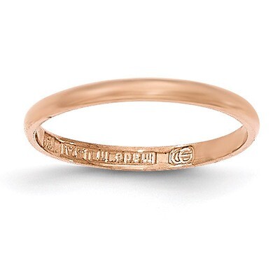 Madi K Polished Ring 14k Rose Gold GK889, MPN: GK889, 637218171996