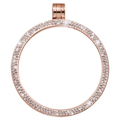 Nikki Lissoni Rose Gold-Plated with Swarovski Stones 45mm Coin Holder PSW03RGL, MPN: PSW03RGL, 8718…