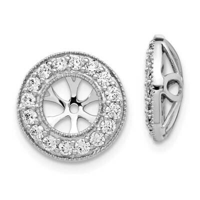 SI1/SI2 G H I Earrings Jackets 14k White Gold Lab Grown Diamond EJM5300-075-WLG, MPN: EJM5300-075-W…