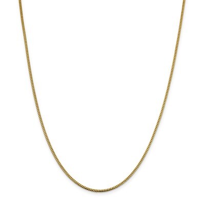 16 Inch 1.4mm Franco Chain 14k Gold FRA045-16, MPN: FRA045-16, 883957107172