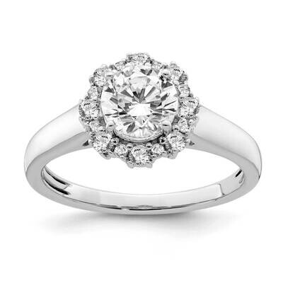 Diamond Vs/Si, D E F, Semi-Mount Engagement Rin 14k White Gold True Origin Lab Grown RM6340E-100-WL…