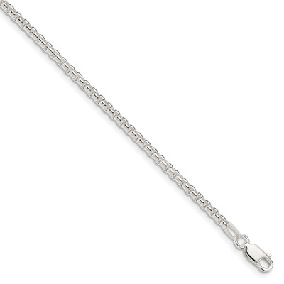 36 Inch 2.6mm Round Box Chain Sterling Silver QFC214-36, MPN: QFC214-36, 886774037707