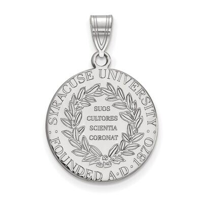 Syracuse University Large Crest Pendant Sterling Silver SS039SYU, MPN: SS039SYU, 886774699103