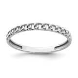 Link Design Ring 14k White Gold R674W, MPN: R674W, 883957939209