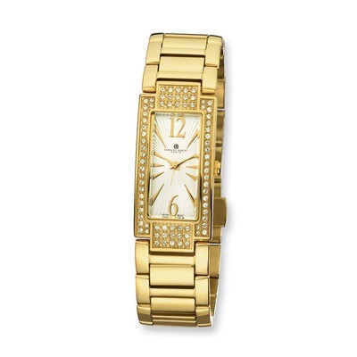 Charles Hubert IP-plated Crystal White Dial 21x46mm Watch Ladies XWA3292, MPN: XWA3292, 811233017341