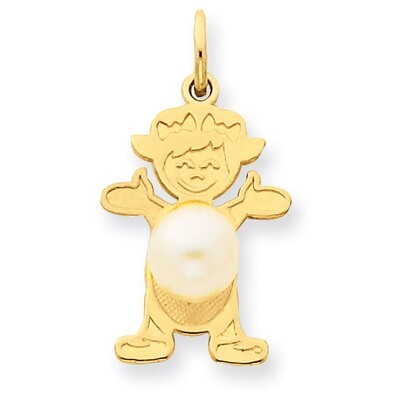 Girl 4mm Cultured Pearl-June 14k Gold XCK20, MPN: XCK20, 883957294810