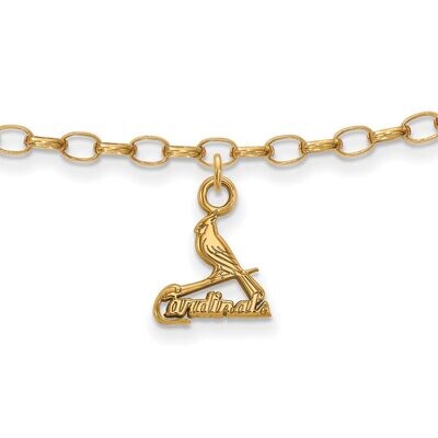 Saint Louis Cardinals Anklet Gold-plated Silver GP028CRD, MPN: GP028CRD, 886774931562