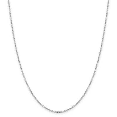 1.75mm Diamond-Cut Cable Chain 26 Inch Sterling Silver QHC027-26, MPN: QHC027-26,