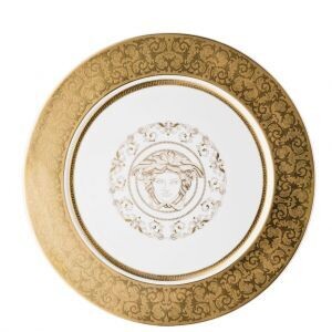 Versace Medusa Gala Gold Service Plate 11 3/4 Inch, MPN: 19325-403636-10230, 790955942295