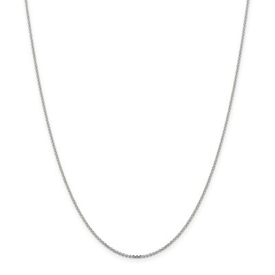 18 Inch 1.20mm Fancy Diamond-cut Rolo Chain Sterling Silver QPE82-18, MPN: QPE82-18, 886774126791