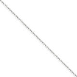 1.65mm Solid Diamond-cut Cable Chain 16 Inch 14k White Gold PEN149-16, MPN: PEN149-16, 883957149165