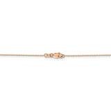 22 Inch .8mm Diamond-cut Cable Chain 14k Rose Gold RSC32-22, MPN: RSC32-22, 886774589503