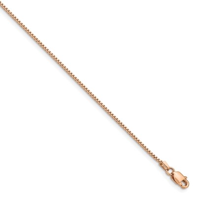 8 Inch .95mm Box Chain 14k Rose Gold RSC44-8, MPN: RSC44-8, 886774590608