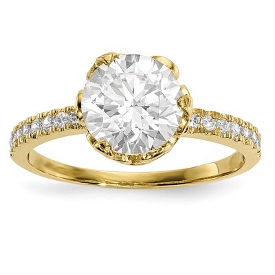 CZ Ring 10k Polished Gold 10YC385, MPN: 10YC385, 883957874142